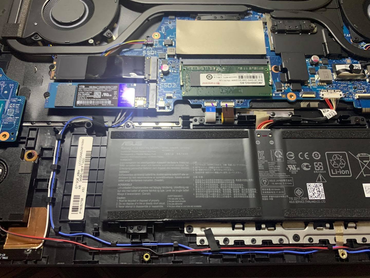 Asus 筆記型電腦 更換電池 1