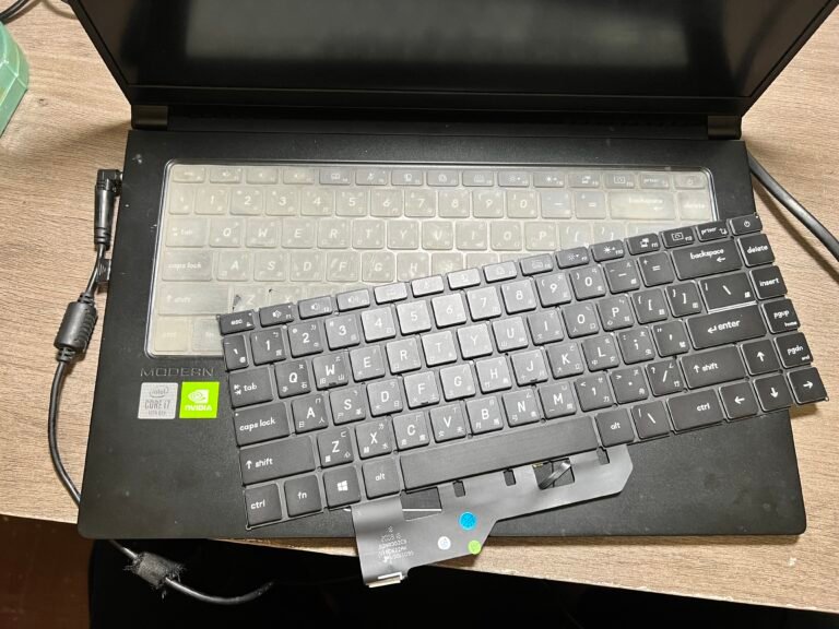【桃園筆電維修】MSI Modern 筆記型電腦鍵盤故障維修實例分享